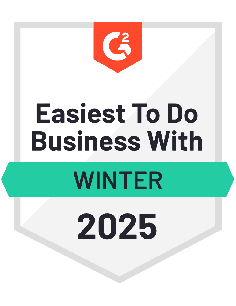 G2 Easiest to do Business With for Appointment Reminder Software - Winter 2025